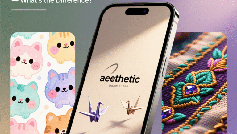 Cute vs. Aesthetic vs. HD Stitch