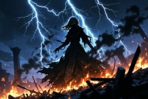 Black soul character digital artwork, abstract style, image 54