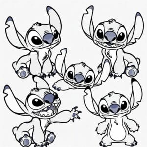 stitch coloring pages 1 1