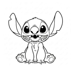stitch coloring pages 11