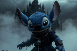 stitch sad wallpaper