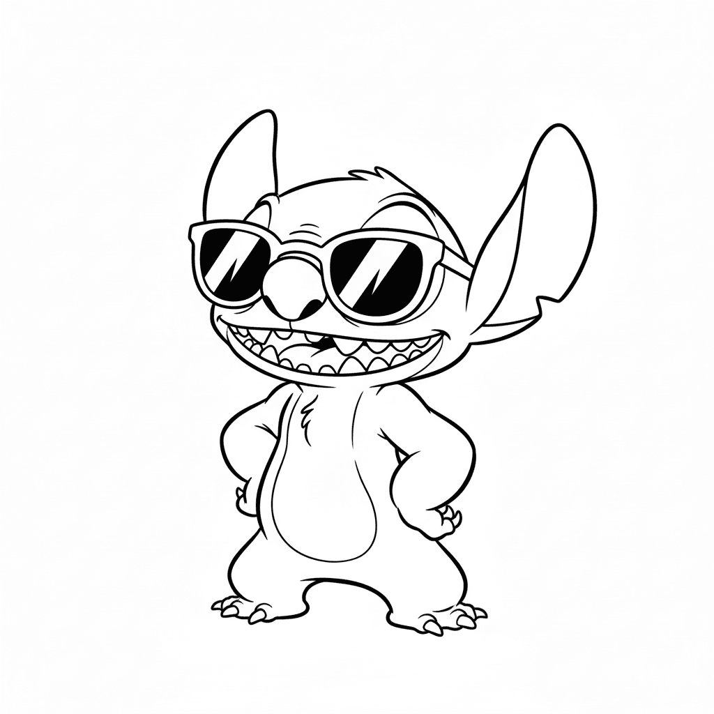 Cool Stitch with Sunglasses