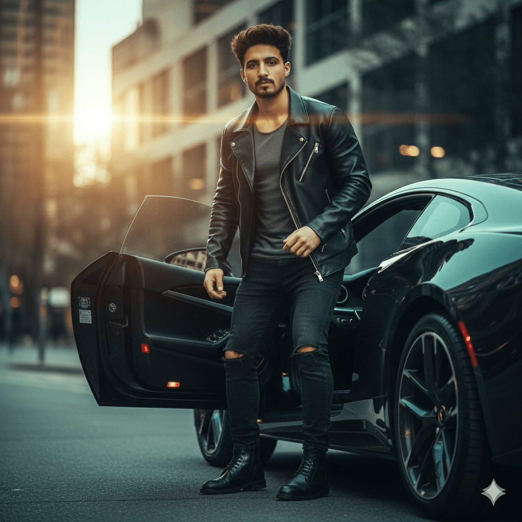 Getting Out from Car – Dynamic Cinematic Pose