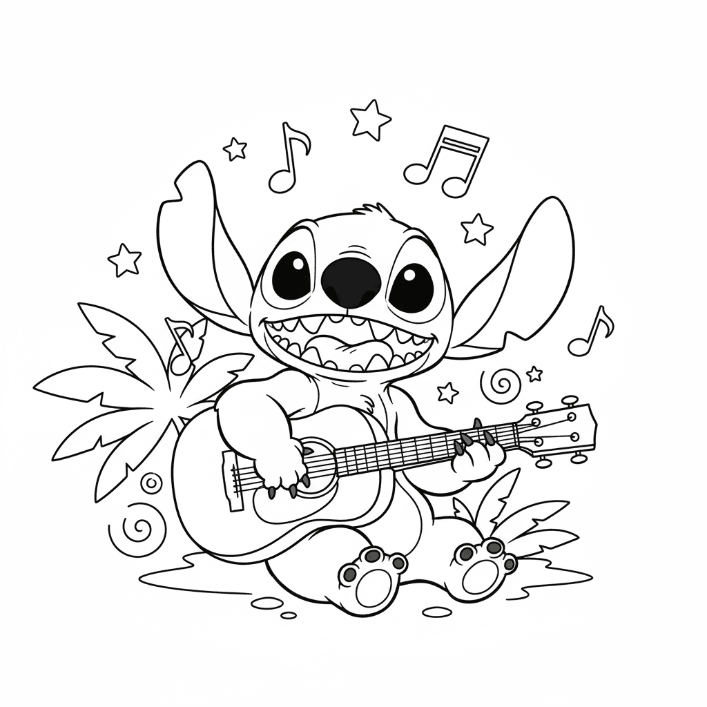 Stitch with Guitar