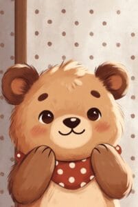 a puppy ilustration wallpaper for mobile