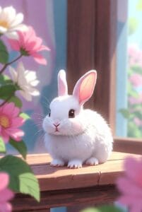 a cute rabit wallpaper