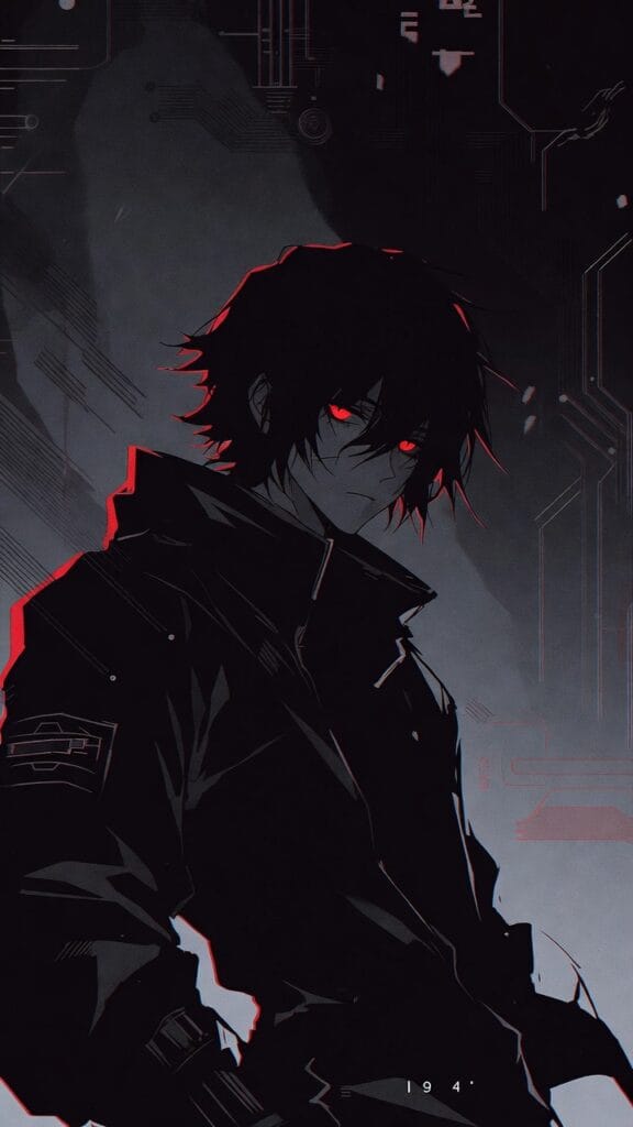 Intense Anime Boy PFP for WhatsApp
