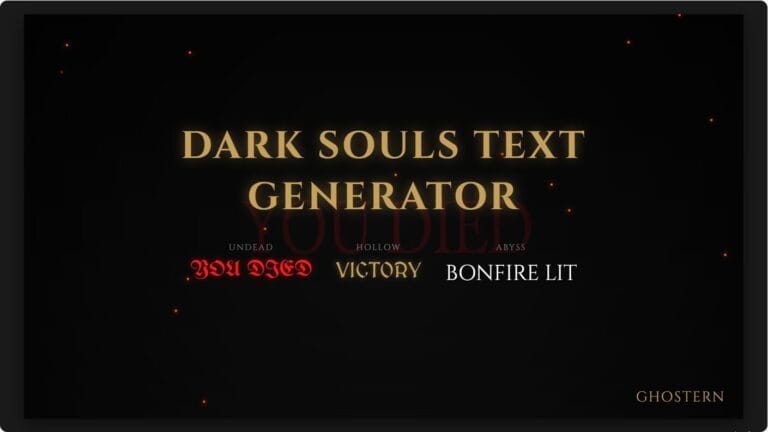 font or text generator tool thumbnail image