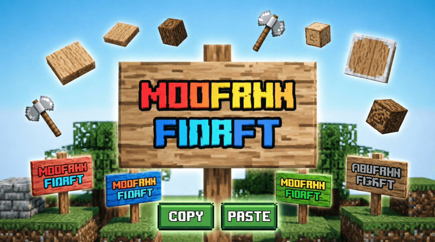 Minecraft Sign Generator – custom wooden signs with colored text