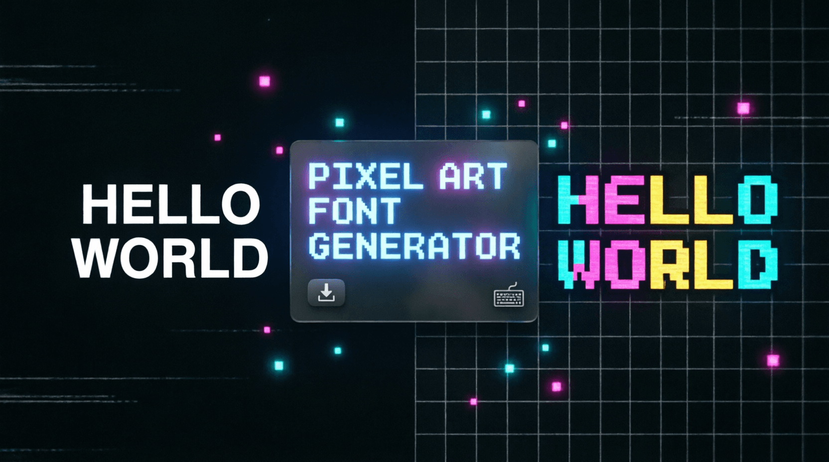 Pixel Art Font Generator Tool